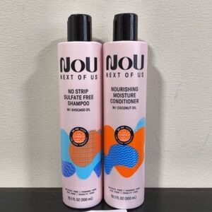 NoU Next Of Us Shampoo & conditioner 10.1 oz, SULFATE FREE 3A-4C hair